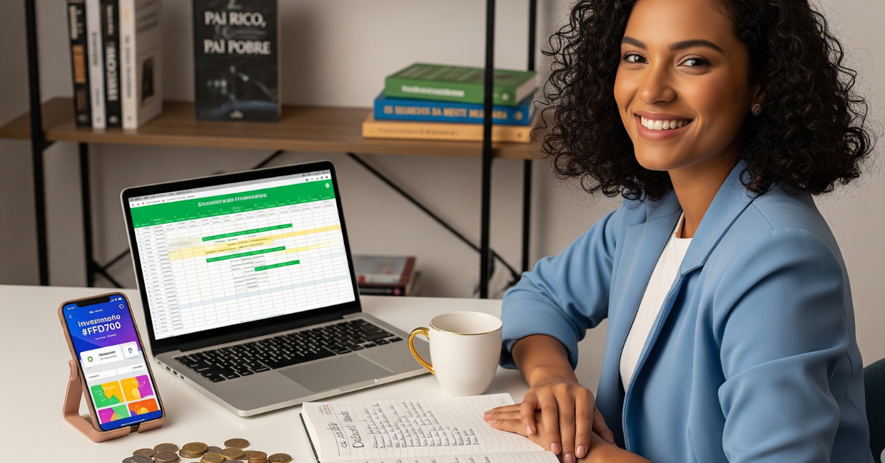 curso de finanças pessoais para controle de gastos, investimentos e independência financeira