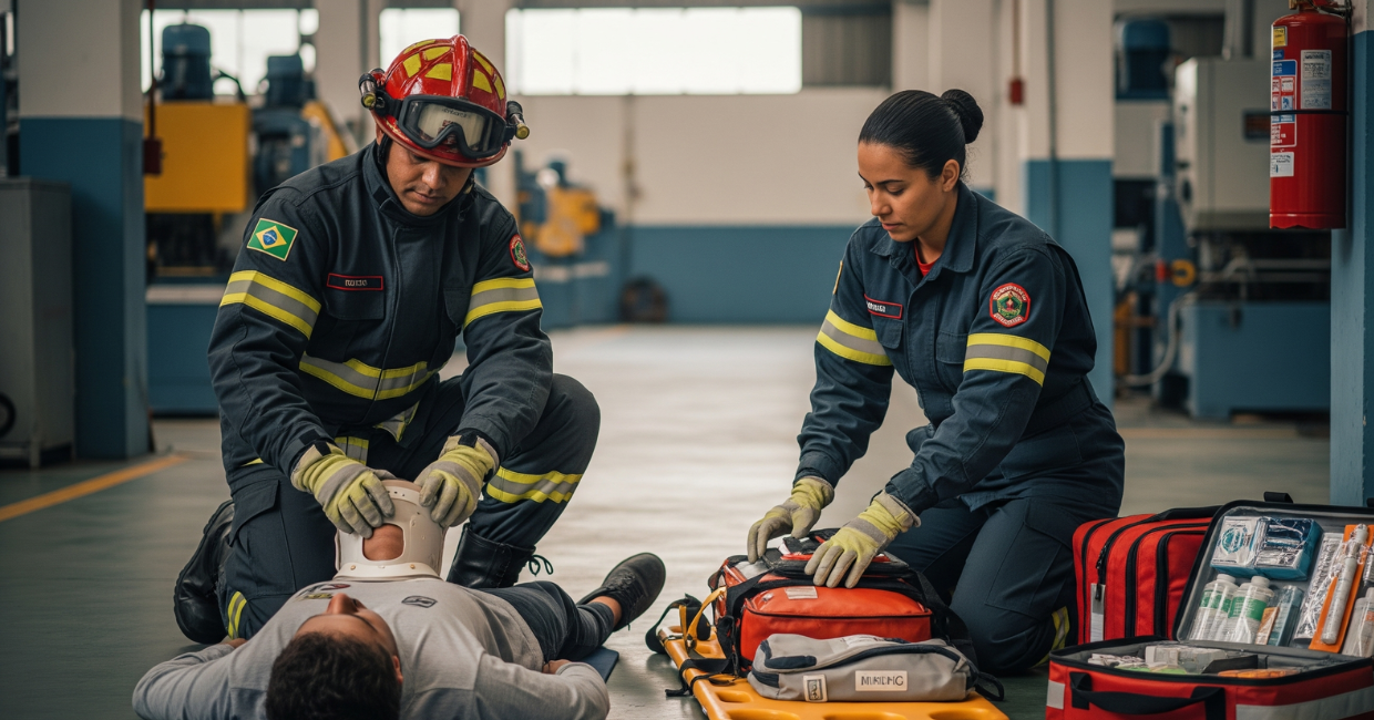 "bombeiro civil profissional em treinamento de combate a incêndio"
