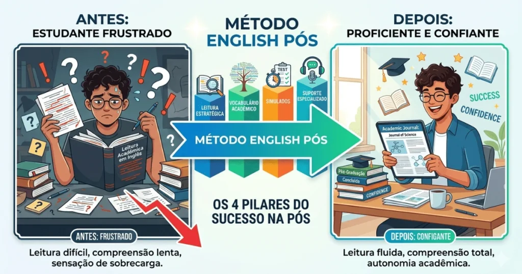 Método English Pós é bom: Os 4 pilares para prova de proficiência em inglês