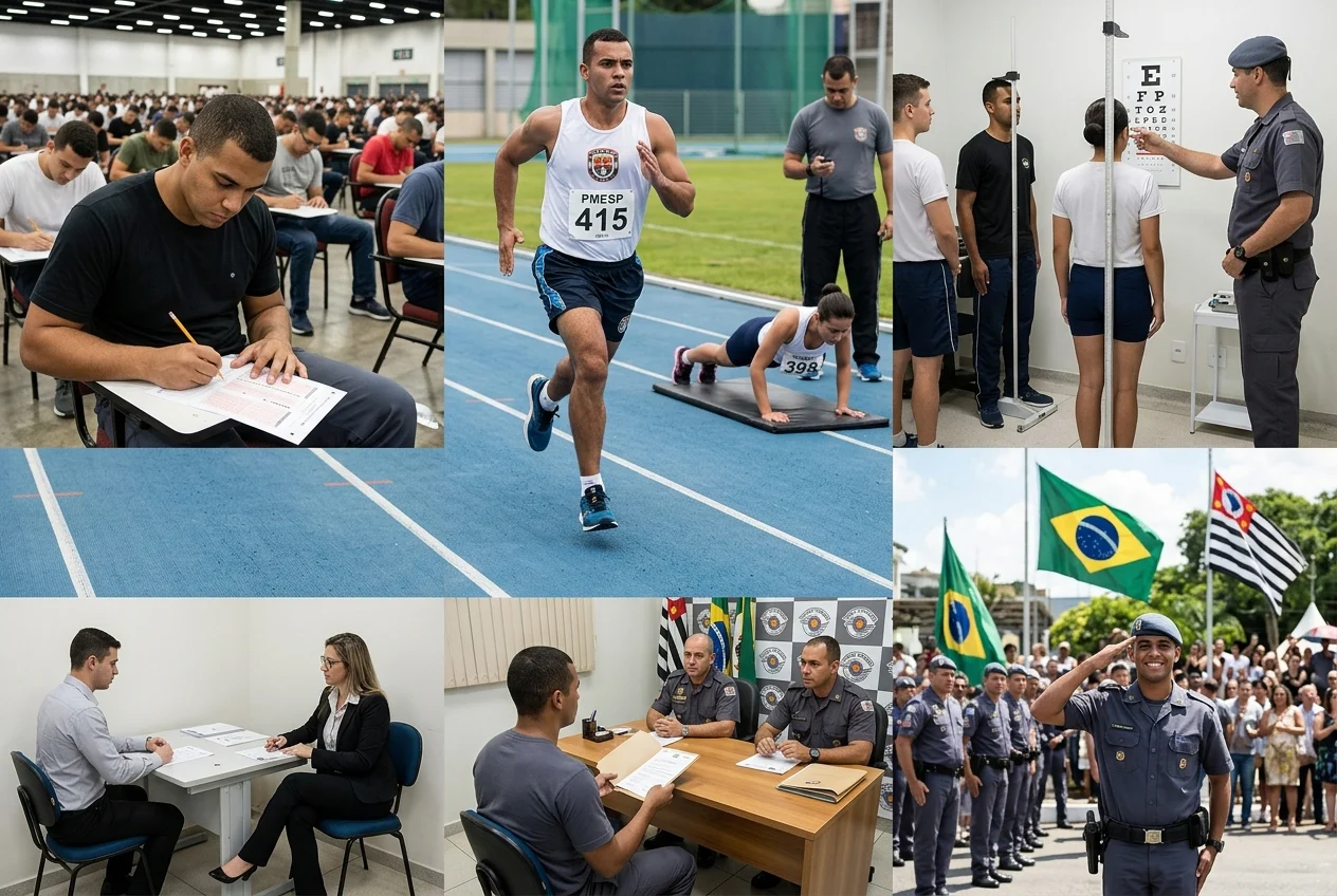 Etapas de Seleção do Concurso da Policia Militar SP | Conhecimento grátis, oportunidades reais! Etapas de Seleção do Concurso da Policia Militar SP